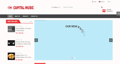 Desktop Screenshot of capitalmusic.co.za