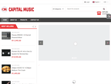 Tablet Screenshot of capitalmusic.co.za